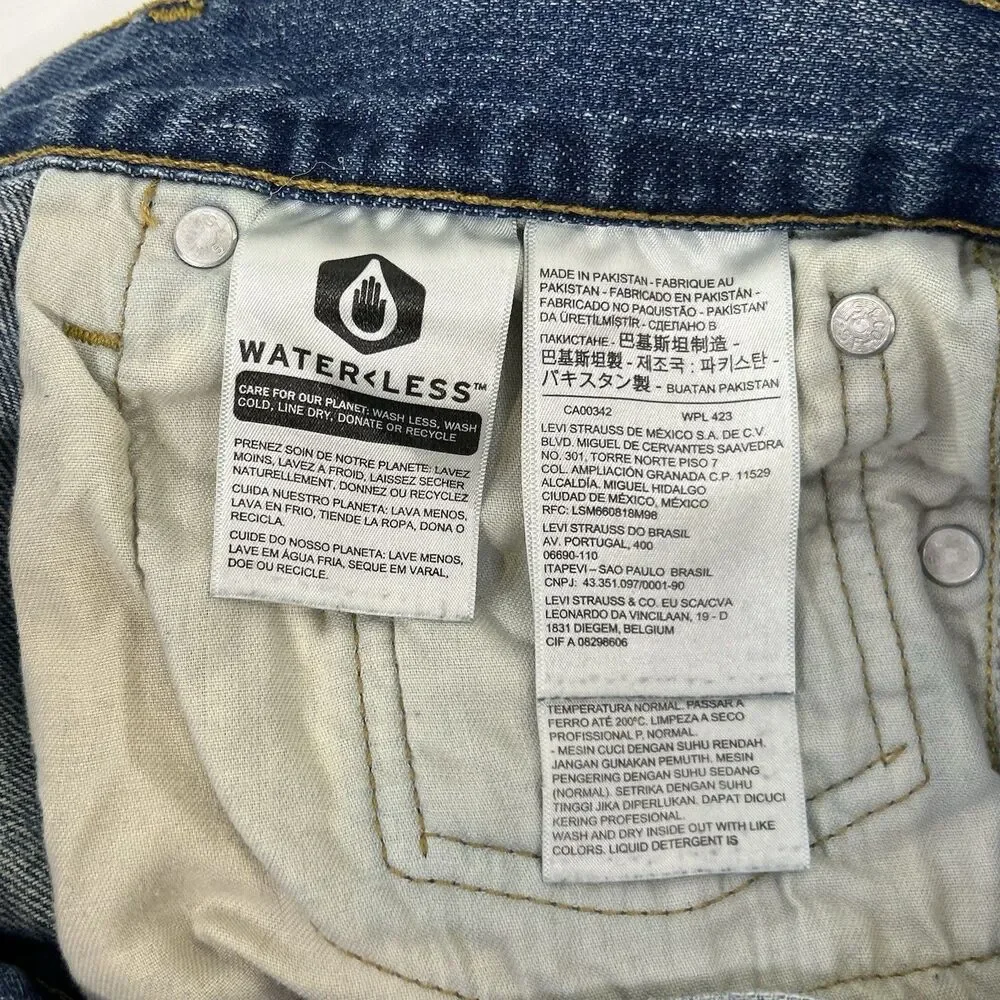 Levi’s 569 Denim 36x32 Men’s Blue Jeans Medium Wash Relaxed Fit